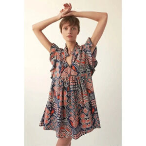 Chufy Addi Mini Dress in Maali Navy